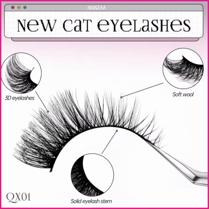 Hot Flashes 10 Pair Mink False Eyelashes Set QX01