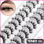 Hot Flashes Bridal 10 Pair Mink Lashes – TEN03