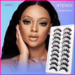 Hot Flashes Bridal 10 Pair Mink Lashes – TEN03