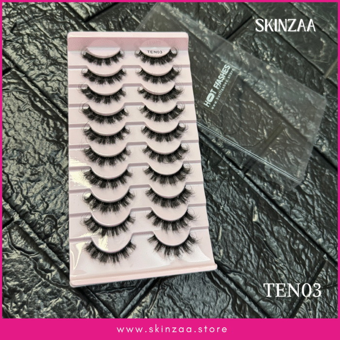 Hot Flashes Bridal 10 Pair Mink Lashes – TEN03