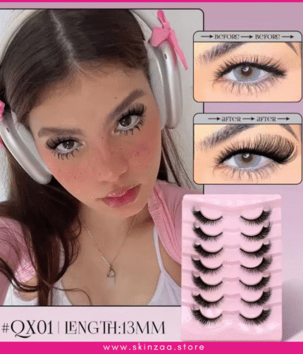 Hot Flashes 10 Pair Mink False Eyelashes Set QX01